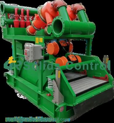 TRQJ200×2S-100×8N-Épurateur de boue, composant essentiel des systèmes de contrôle des solides des champs pétrolifères, sépare efficacement les particules solides de la boue de forage.