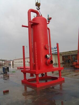 Giá tốt. Skid Mounted Oilfield Gas Buster 240m3/H Máy tách khí bùn H2S trực tuyến