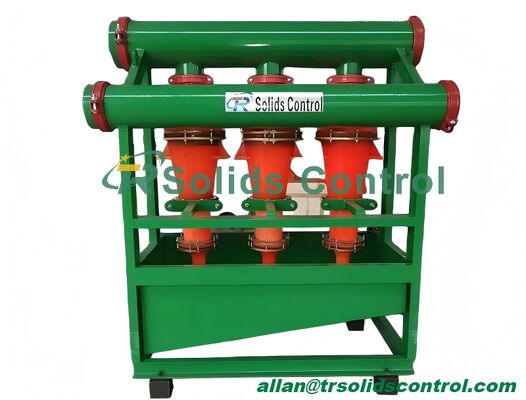 Giá tốt. TRCS250-3S Desander hiệu suất cao để kiểm soát chất rắn bùn khoan trực tuyến