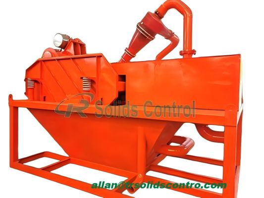 Harga yang bagus 100m3/h Pabrik Desander untuk Pengeboran Tumpukan dan Mesin Pengeboran TBM on line