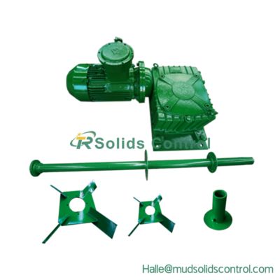 Harga yang bagus Agitator tangki anti-penurunan TRJQB15 Agitator lumpur pengeboran dengan kecepatan impeller 60/72r/min dan daya motor 15kw on line