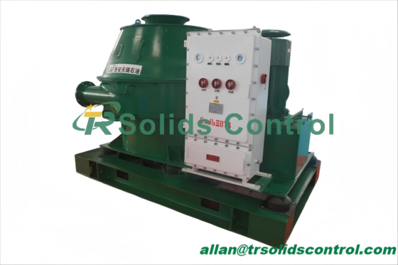 Bom preço Secador de corte vertical de faca de ar de alta pressão 0-900r/min Separação de sólidos Em linha