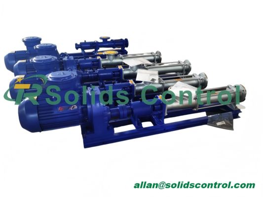 Buon prezzo TRG20A-055 Pompa a vite 20 m3/h Flusso e potenza di 5,5 kW Per le operazioni di perforazione In linea